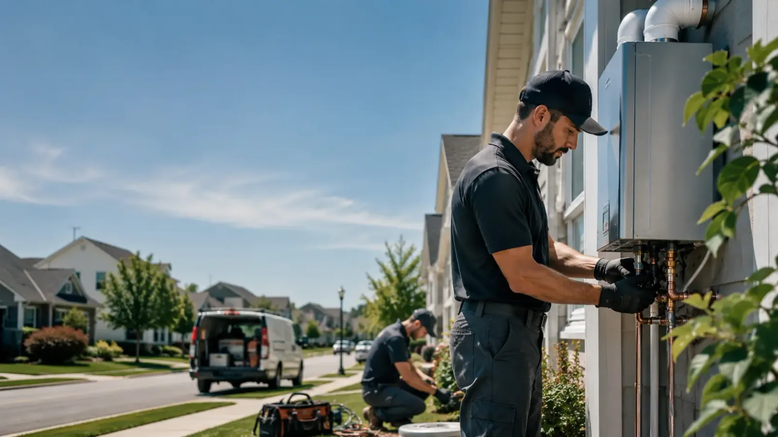 Tankless Water Heater Installation in Mart, TX